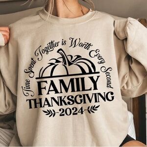 Family Thanksgiving 2023 sweatshirt